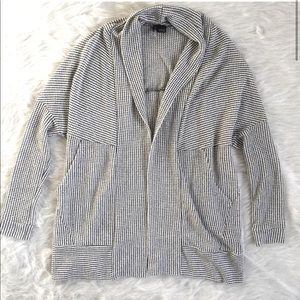 Drop Shoulder Cardigan Knit Sweater Doleman sleeve